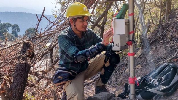 low-cost technology for detecting Landslides IIT Mandi