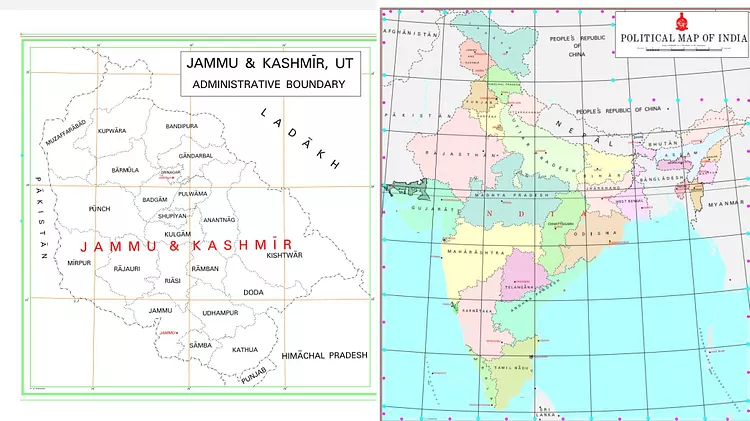 New Map of India