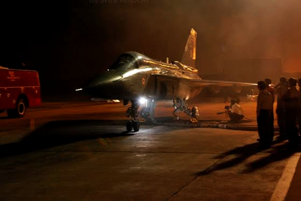 successful night-time landing of Naval version of LCA