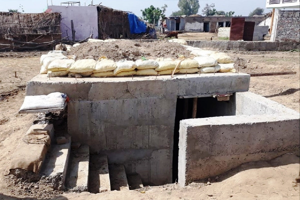 Thousands of bunkers being constructed for safety of citizens in villages near LoC in Jammu and Kashmir