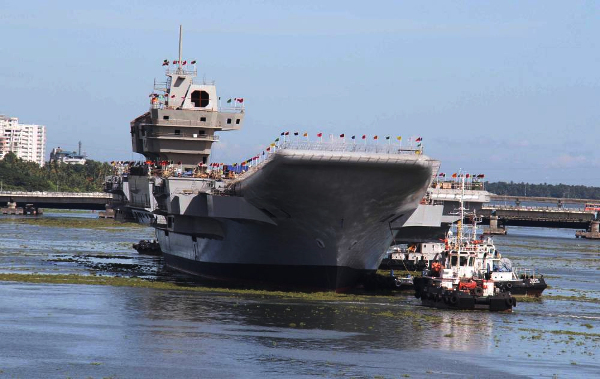 Engines fired up, basin trials next for Indigenous Aircraft Carrier