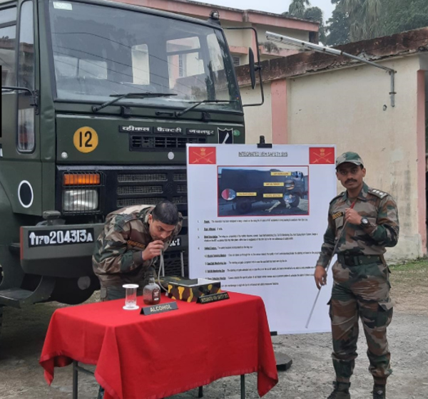 Special Army team develops a special integrated Vehicle Safety System for safety of Army trucks