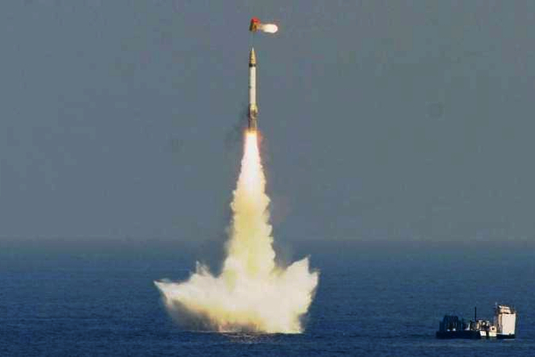 India successfully test-fires nuclear-capable K-4 ballistic missile off Andhra Pradesh coast