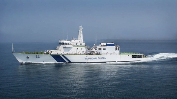 Indian Coast Guard ships Sujay and Sarojini Naidu on their last leg of two nations overseas deployment have entered Yangon, Myanmar