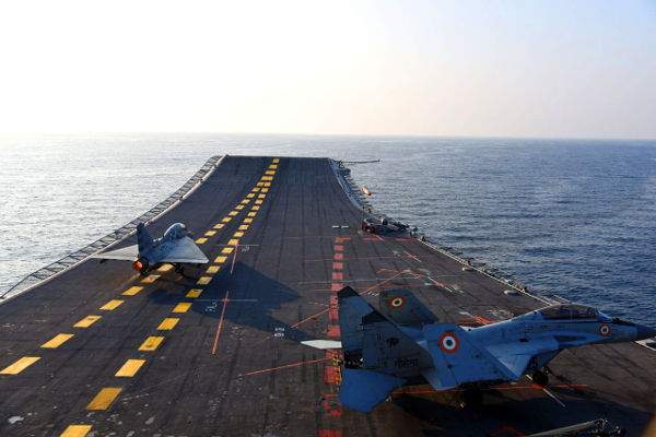 Indigenously-built Tejas aircraft takes off from INS Vikramaditya for first time; Indian Navy terms it 'important milestone