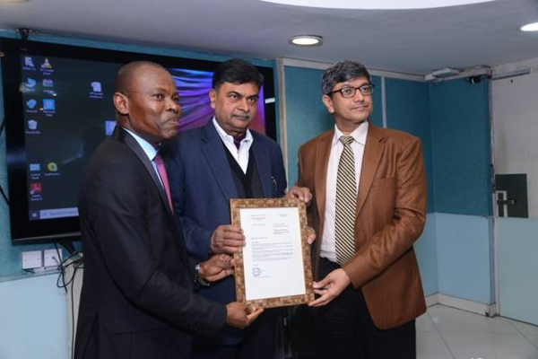 Tongo hands over letter of engagement to NTPC as PMC for about 300 MW solar power projects in Togo