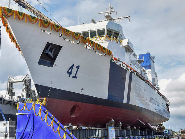 Two Coast Guard ships commissioned at Kolkata