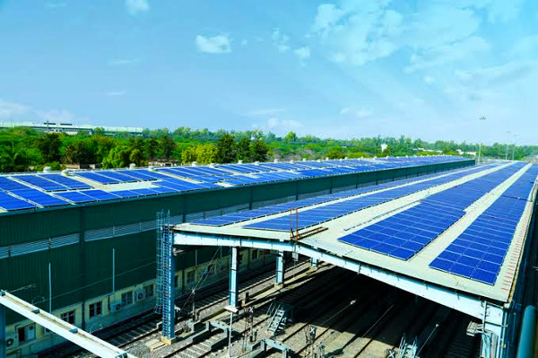 Yerraguntla section in Guntakal Division has been declared as the first solar section in South Central Railway