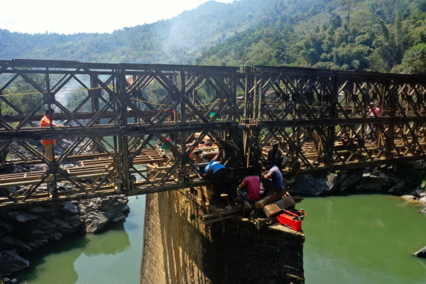 Border Roads Organsation Brave COVID-19 Threat to Make Bridge, Undertake Snow Clearance Operations