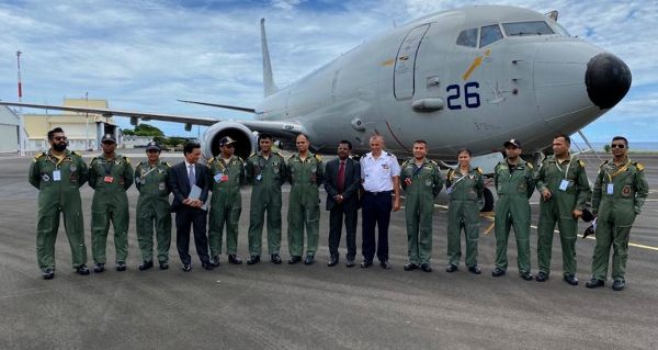 Indian Navy P-8I MPA in Reunion Island for Combined Training with French Forces