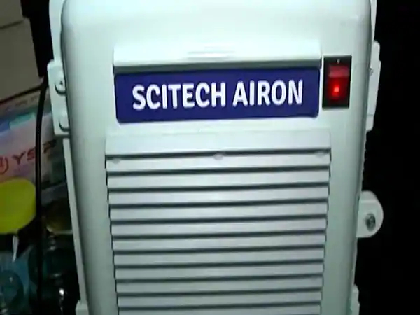 The negative ion generator titled Scitech Airon helps to control the virus, bacteria, and fungal infections in a closed environment