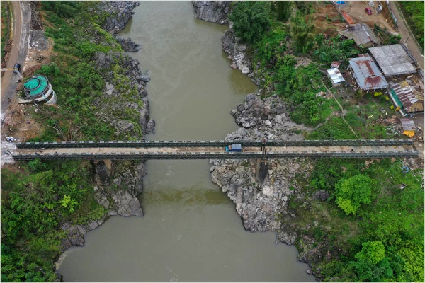 BRO constructs bridge in record time on a key road connecting strategic areas in Arunachal Pradesh