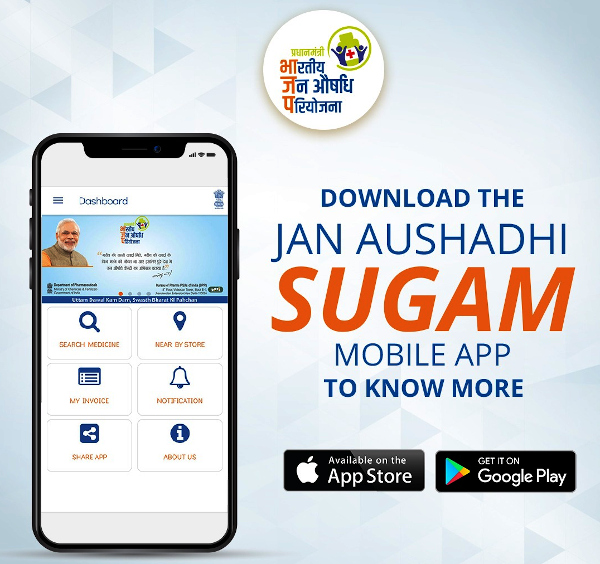 Over 325000 people are using “Janaushadhi Sugam” Mobile App to access Janaushadhi kendras