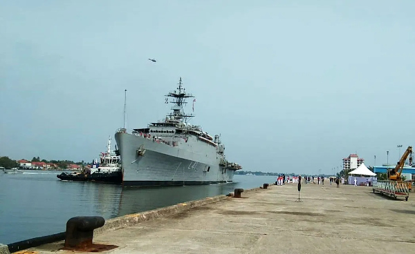 Mission Sagar- INS Kesari at Port Louis Mauritius