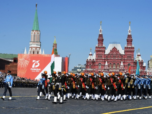 INDIAN ARMED FORCES CONTINGENT PARTICIPATED IN VICTORY DAY PARADE AT MOSCOW, RUSSIA