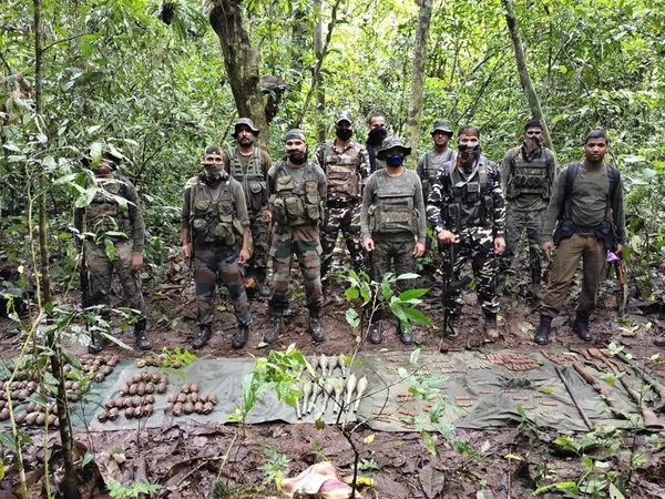 Huge cache of arms seized in Assam, five terrorists held