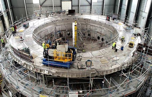 L&T-made Major Cryostat Base Installed in World's Largest Nuclear Fusion Project in France