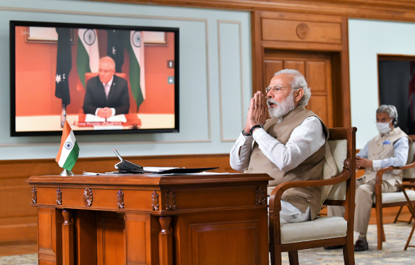 Prime Minister's address at India-Australia Virtual Summit