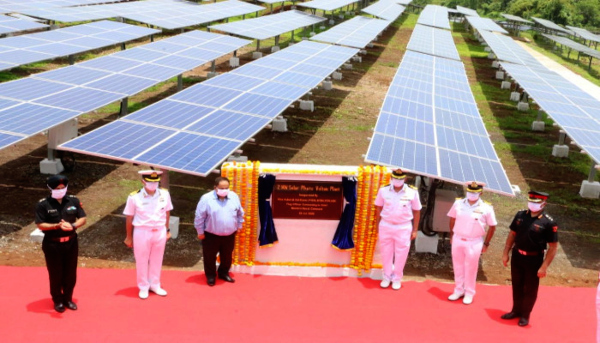 2 Mega Watt Solar Power Plant Inaugurated at Naval Station Karanja, Uran