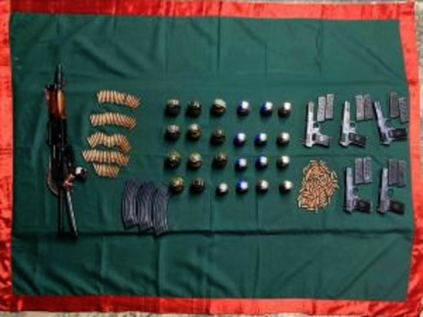 AK-47, Chinese pistols, grenades recovered in J-K's Baramulla