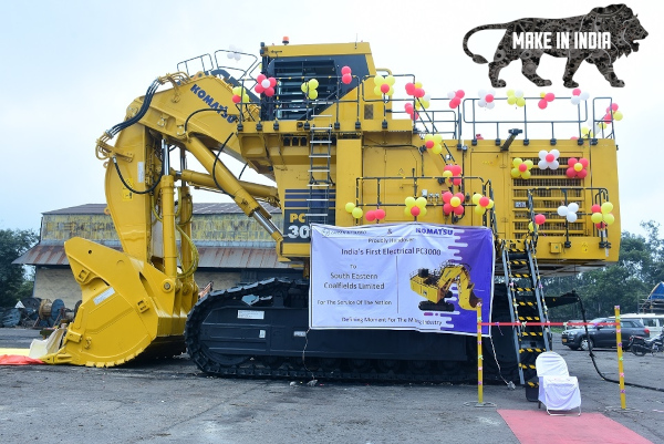 L&T delivers Komatsu’s first 300T electrical shovel in India to SECL-Gevra