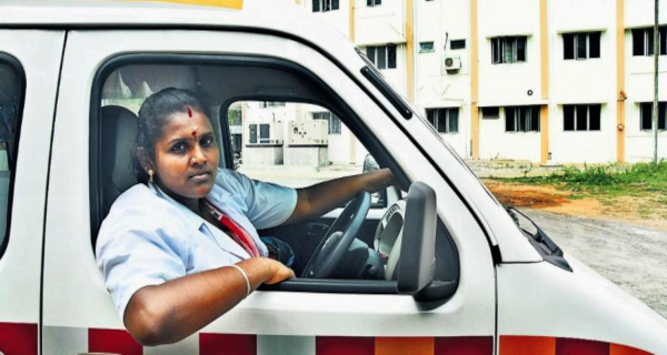 Make way for Veeralakshmi, India's first female ambulance driver