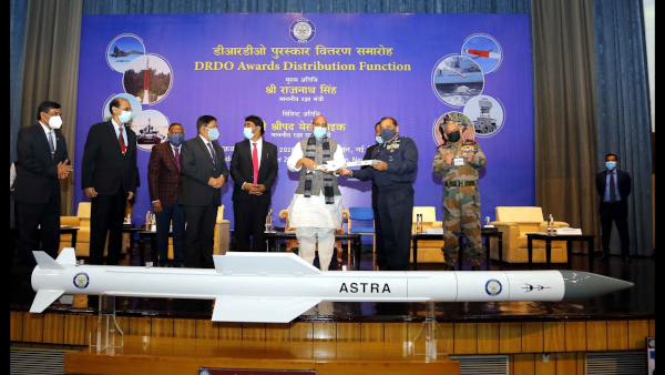 Raksha Mantri Shri Rajnath Singh hands over DRDO systems to Armed Forces Chiefs