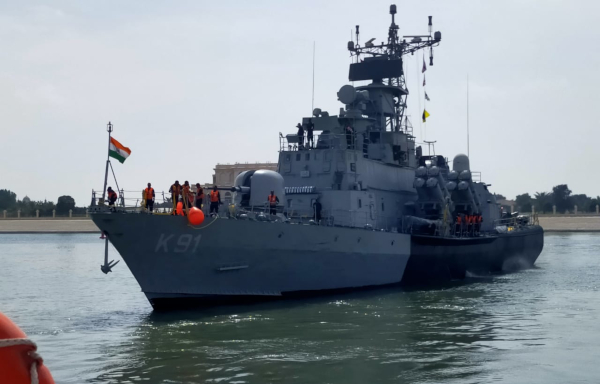 Indian Navy Ship Pralaya Arrives in Abu Dhabi