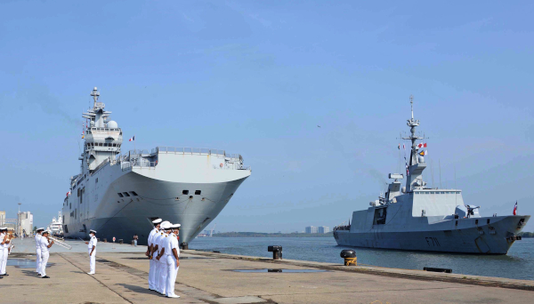 French Naval Ships in Kochi