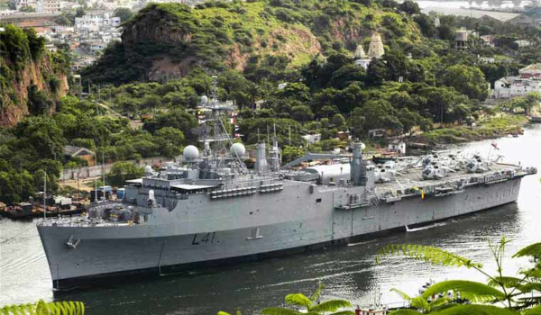 INS Jalashwa Arrives At Port of Antsiranana, Madagascar with Naval Training Team