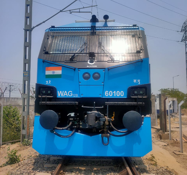 Indian Railways inducts 100th 12000 HP WAG 12 B Locomotive