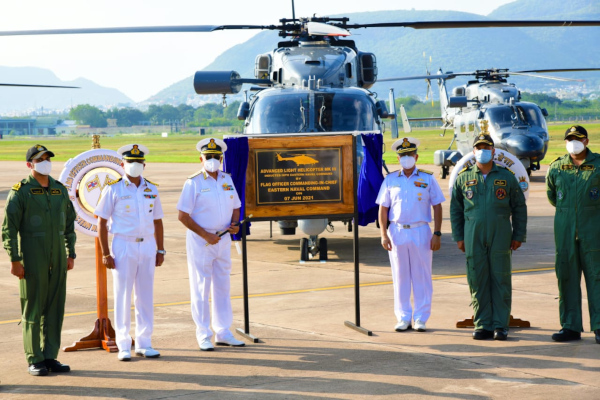 Advanced Light Helicopters Inducted at INS Dega