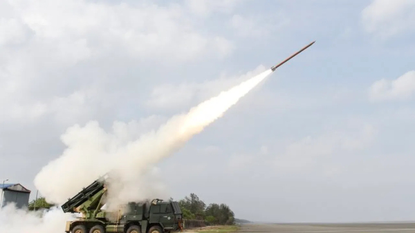 DRDO successfully test fires Enhanced Range 122mm Caliber Rocket