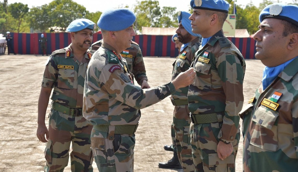 Indian peacekeepers in Sudan awarded UN medals for outstanding performance