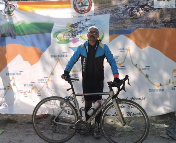 Army soldier creates new Guinness record for fastest solo cycling