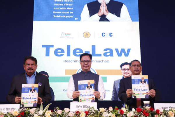 Shri Kiren Rijiju Launches Citizens’ Tele-Law Mobile App