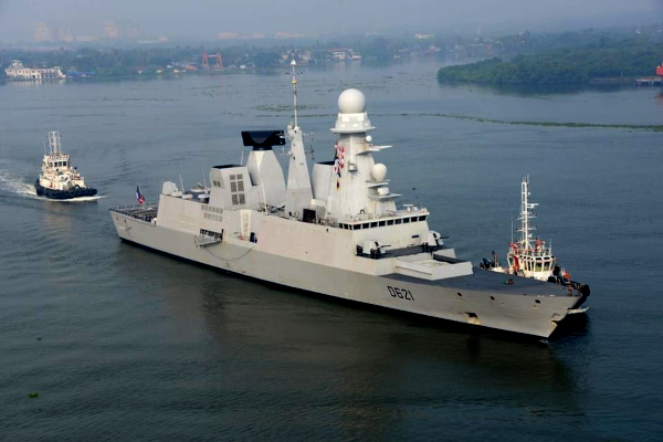 French Navy Ship FS Chevalier Paul – Departs on Completion of Engagements with Indian Navy