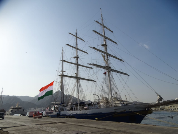 INS SUDARSHINI DEPLOYMENT TO GULF COUNTRIES TO ENHANCE FOREIGN TRAINING COOPERATION