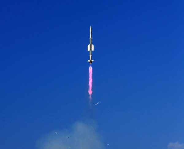 Successful Flight Test of Vertical Launch Short Range Surface to Air Missile