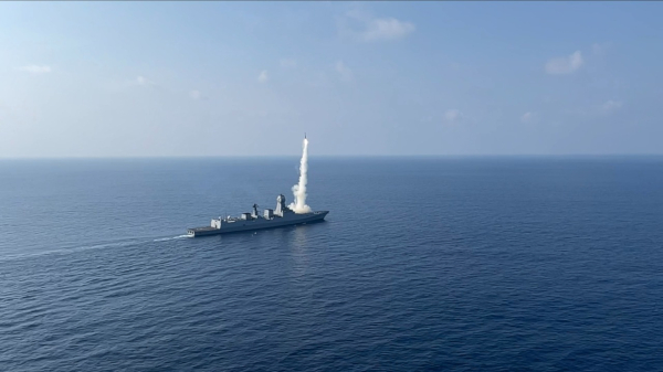 INDIAN NAVY SUCCESSFULLY FIRES EXTENDED RANGE BRAHMOS LAND ATTACK MISSILE