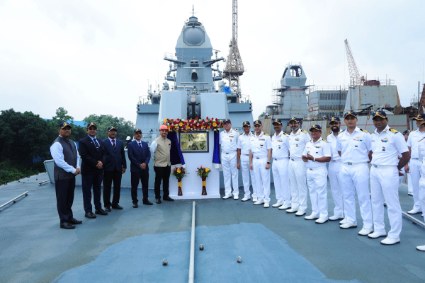 Project 17A Indigenous Advanced Stealth Frigate Himgiri Delivered To Indian Navy