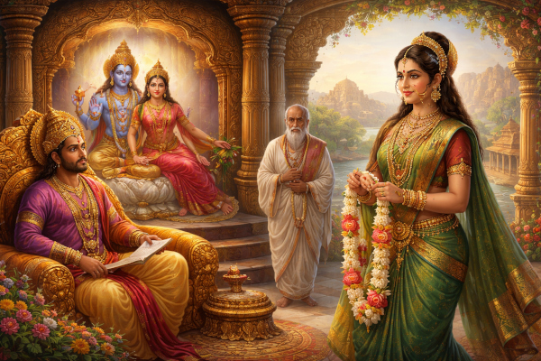 Āmuktamālyada: Krishnadevaraya’s Immortal Garland of Devotion, Language, and Kingship