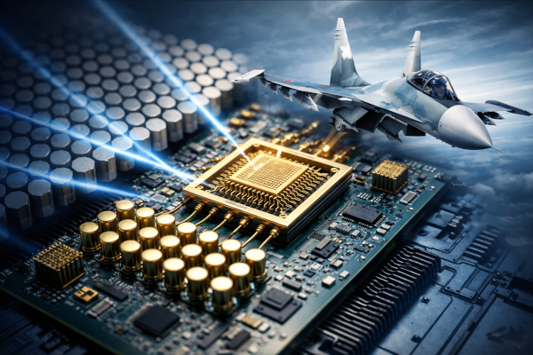 Futuristic radar meets Sukhoi jet