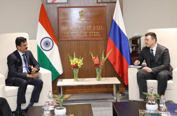 India, Russia Hold Round Table to Deepen Steel Sector Cooperation