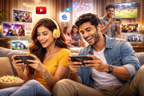 Streaming joy with friends and fun