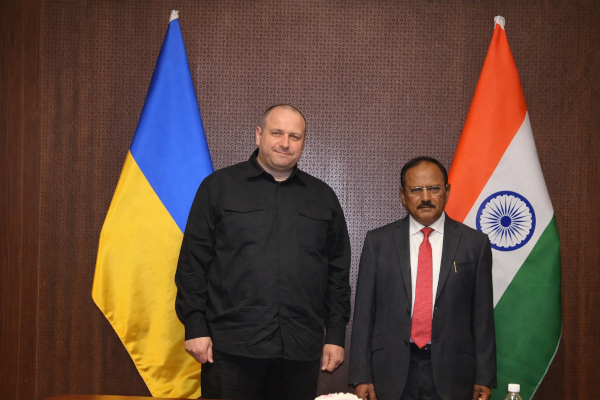 Ukraine Security Chief Meets NSA Ajit Doval as India Reiterates Call for Dialogue