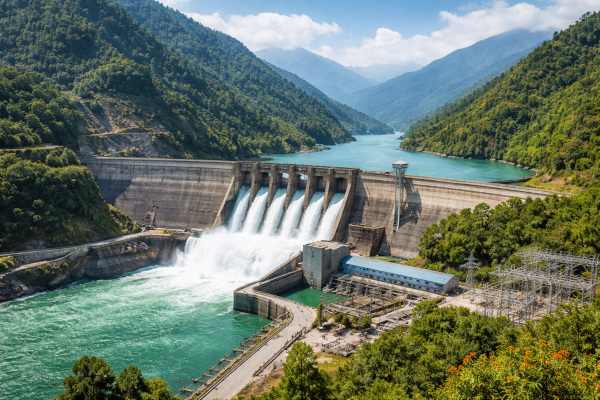 Hydroelectric dam in Arunachal Pradesh