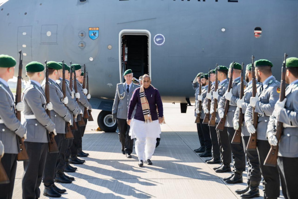 Rajnath Singh Urges Deeper India–Germany Defence Industry Collaboration