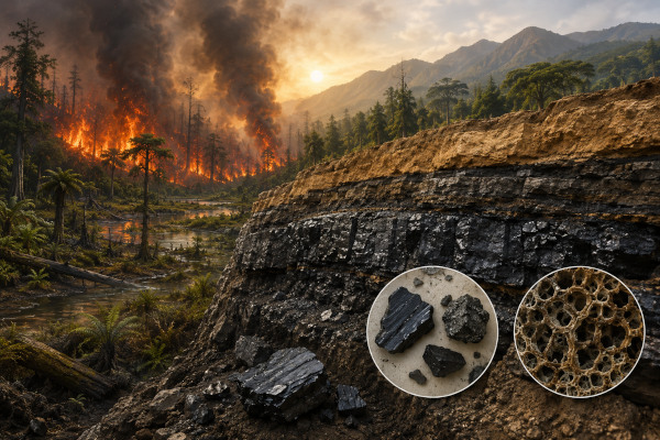 Ancient Wildfire Evidence in Indian Coal