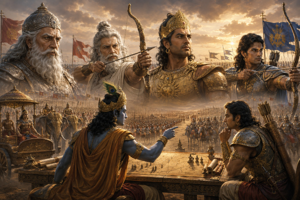 Defence Study in Mahabharata Leadership